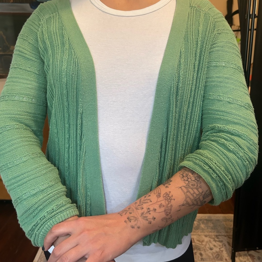 Kimchi Blue Mint Green Women's Cardigan